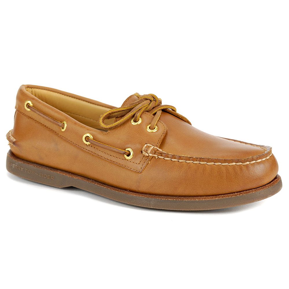 Sperry Top-Sider Men's A/O 2-Eye Sahara Gold Cup Leather Shoes STS10467 ...