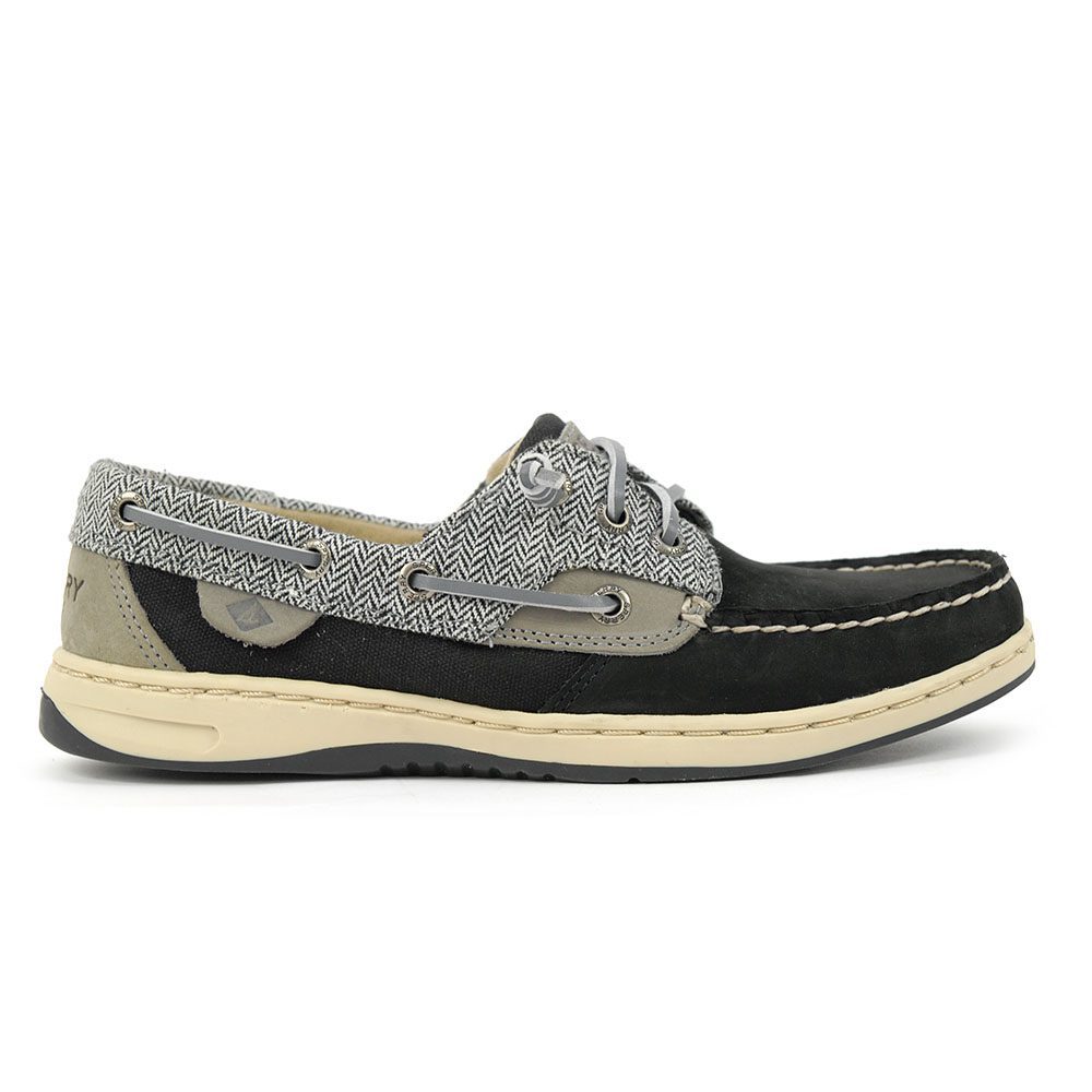 black womens sperry boat shoes