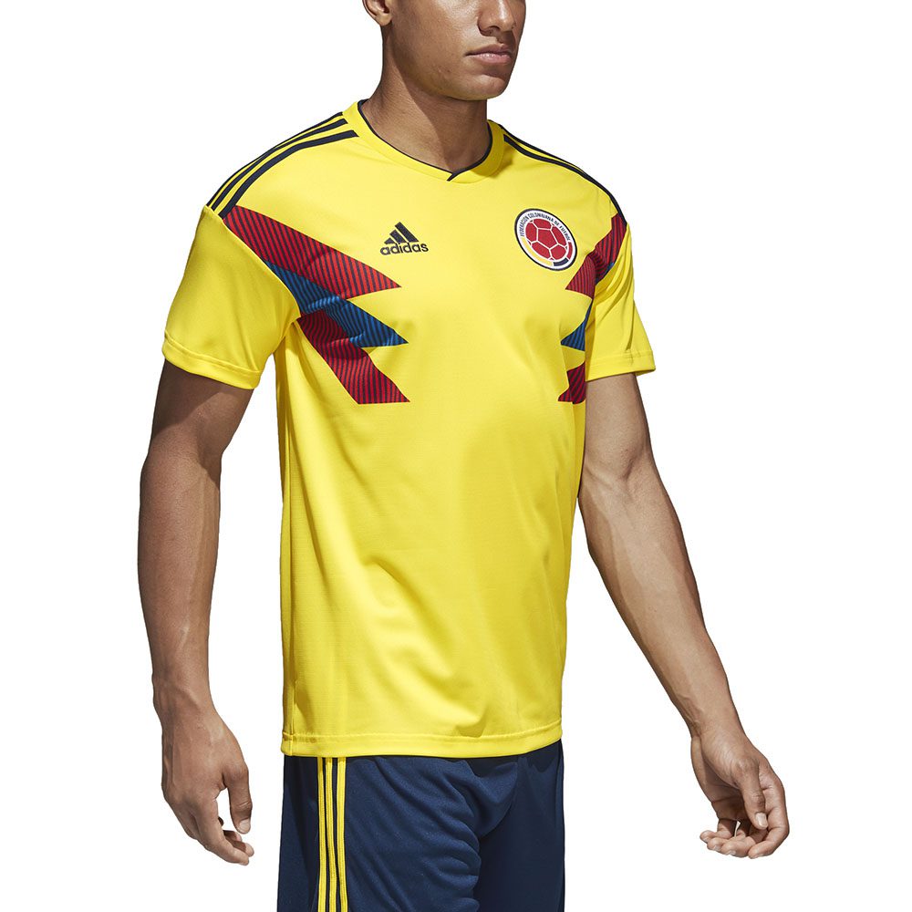 Adidas Men's Colombia Home Jersey Bright Yellow/Navy CW1526 - WOOKI.COM