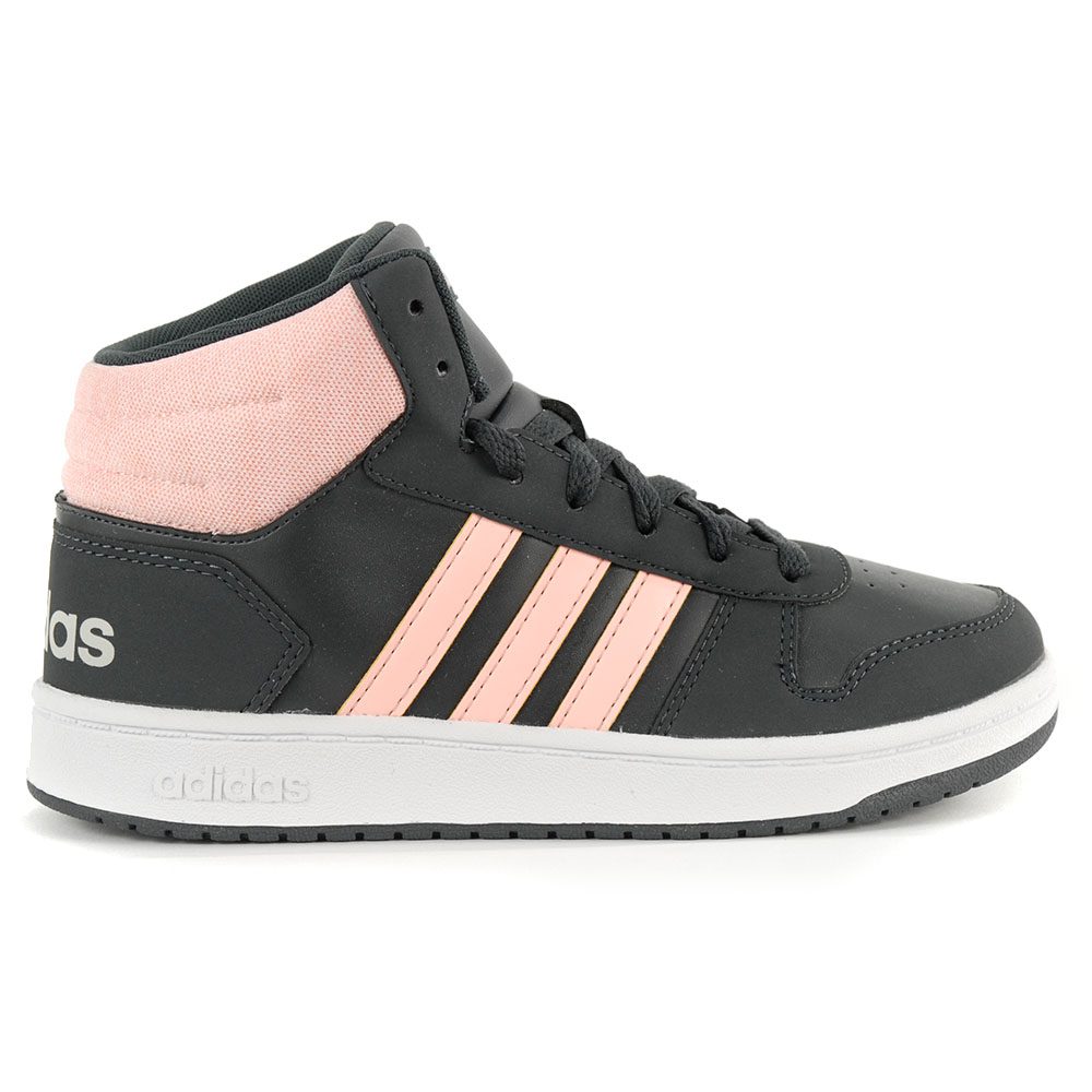 Adidas Kids Hoops Nid 2.0 Girl's Shoes Carbon/Hazcore/Greone DB1474 ...