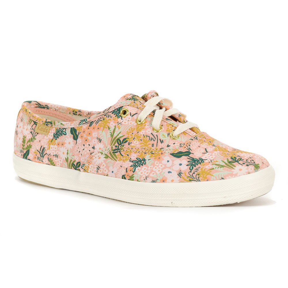 Keds X Rifle Paper Co. Women?s Champion Meadow Pink Shoes WF59688 ...