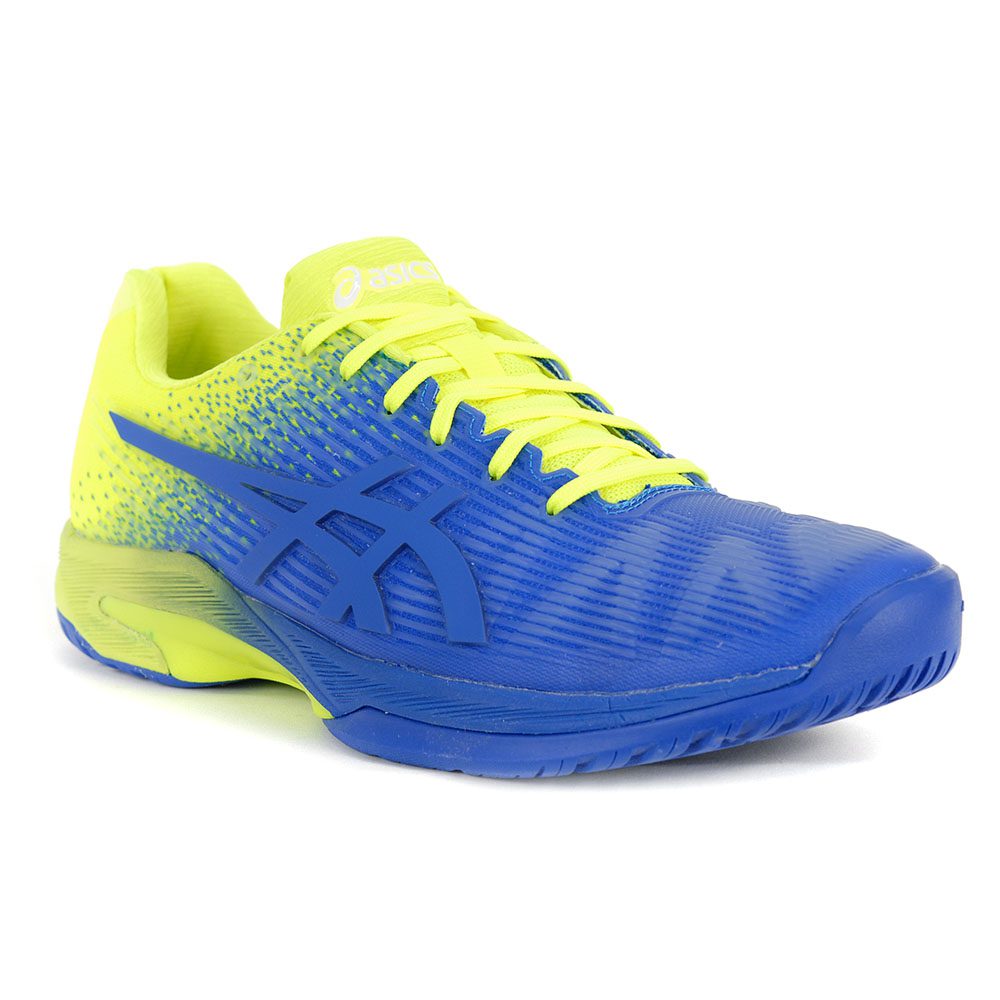 ASICS Men's Solution Speed Ff L.E. Imperial/Flash Yellow Tennis Shoes ...
