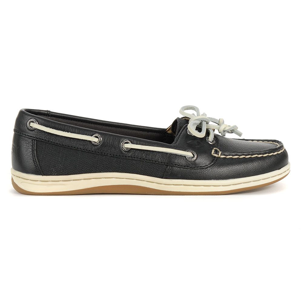 womens black sperry shoes