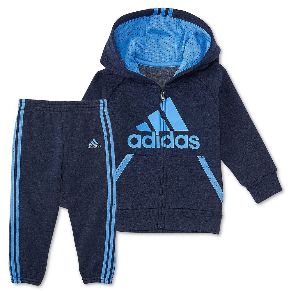 Adidas Infants Poly Fleece Set Kid's Track Suit Collegiate Navy CK2919 ...