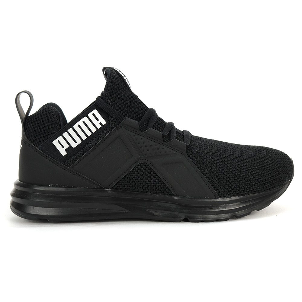 PUMA Men's Enzo Weave Shoes Black/White 