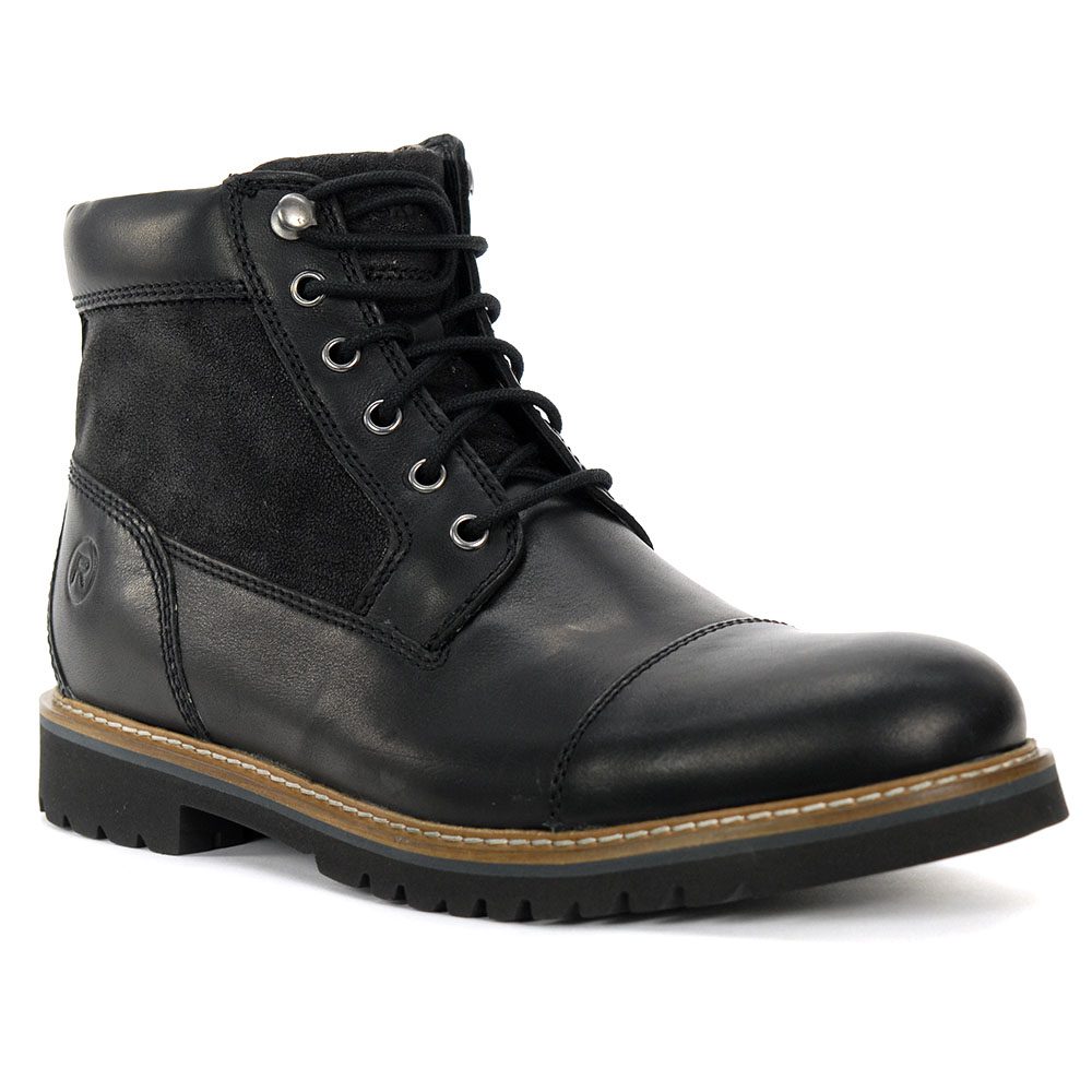 rockport men's marshall rugged moc toe ankle boot