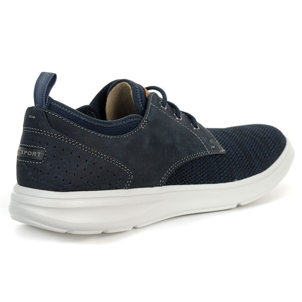 Rockport Men's Zaden Plain Toe Ox Navy Nubuck/Mesh Shoes CH4927 - WOOKI.COM