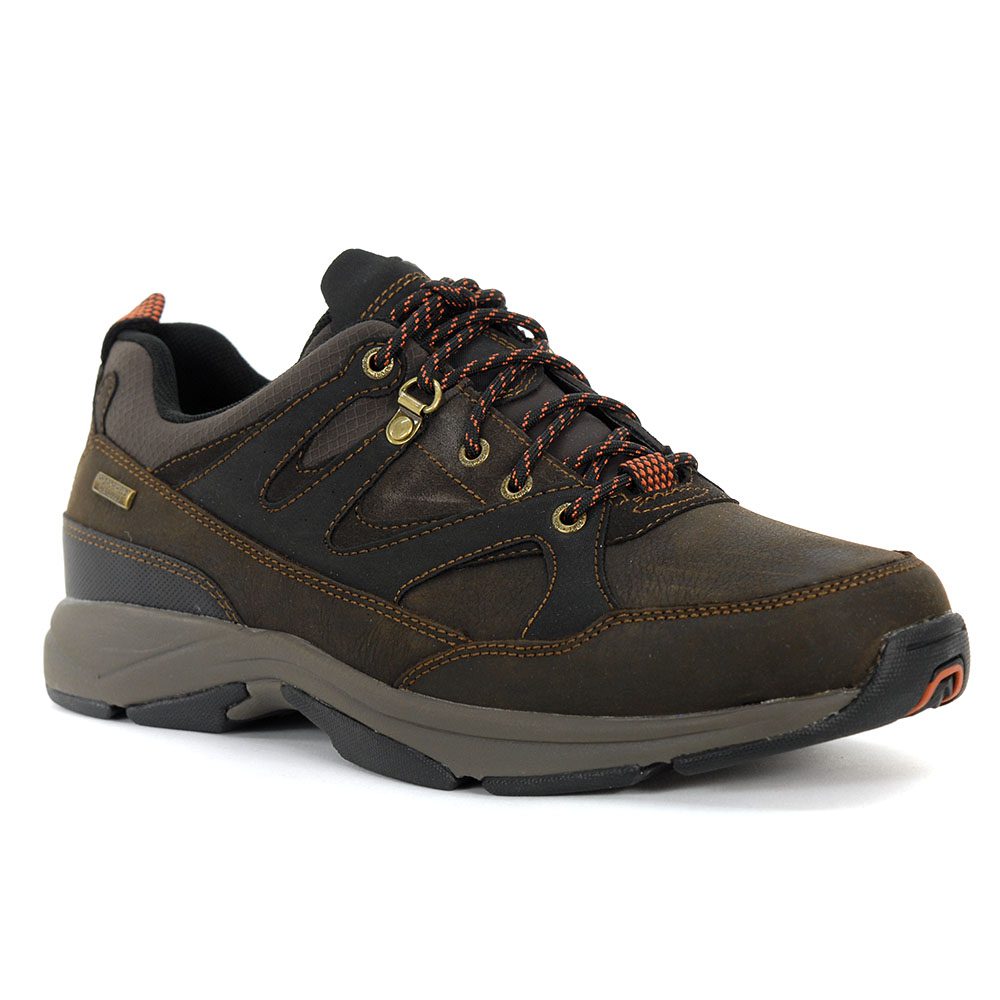 Rockport Men's XCS Sawyers Low Dark Brown Shoes CG7461 - WOOKI.COM