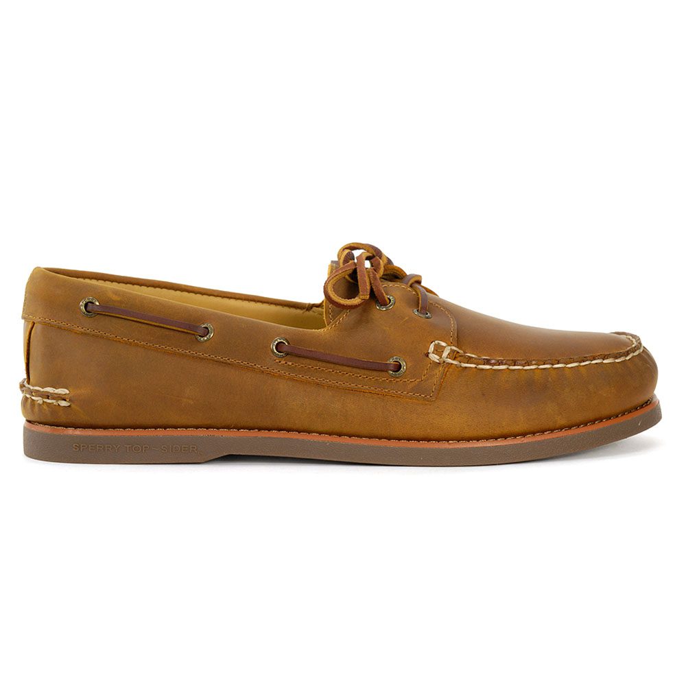 Sperry Top-Sider GOLD CUP Men's A/O 2-Eye Tan/Gum Boat Shoes STS12428 ...