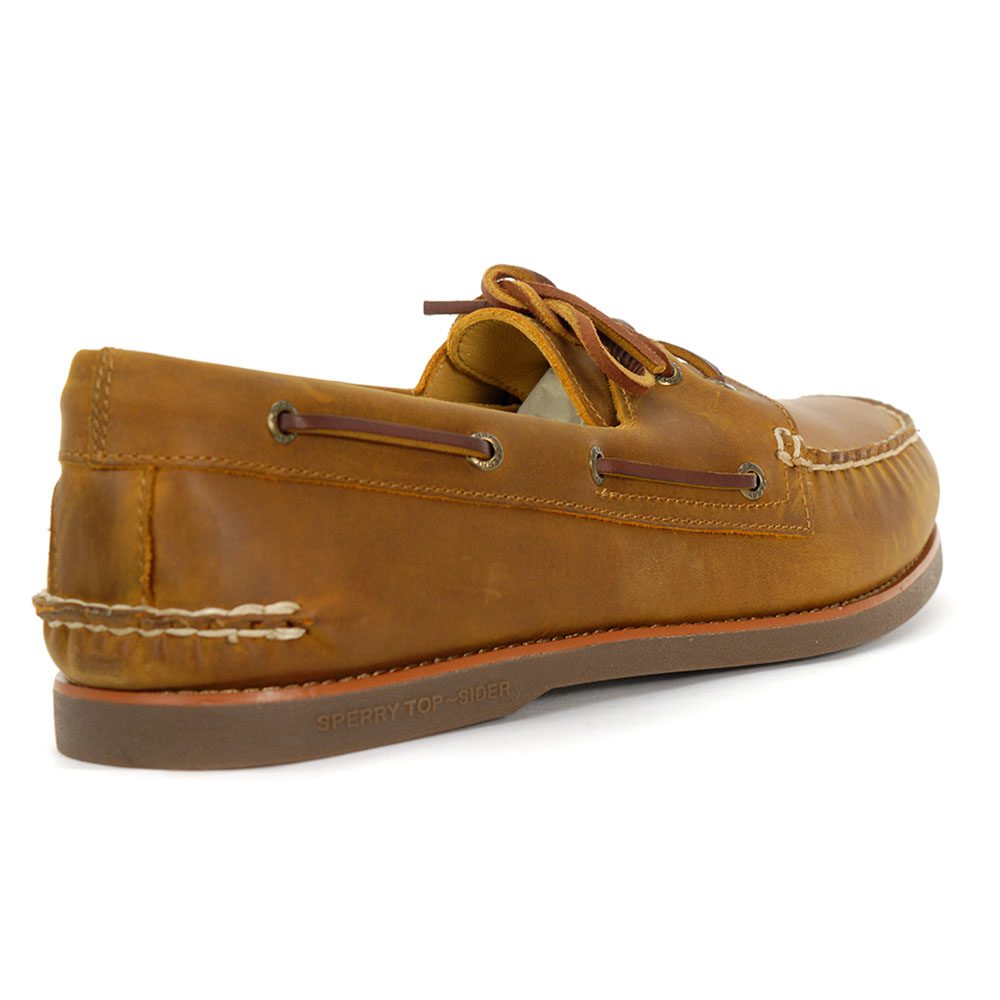 Sperry Top-Sider GOLD CUP Men's A/O 2-Eye Tan/Gum Boat Shoes STS12428 ...