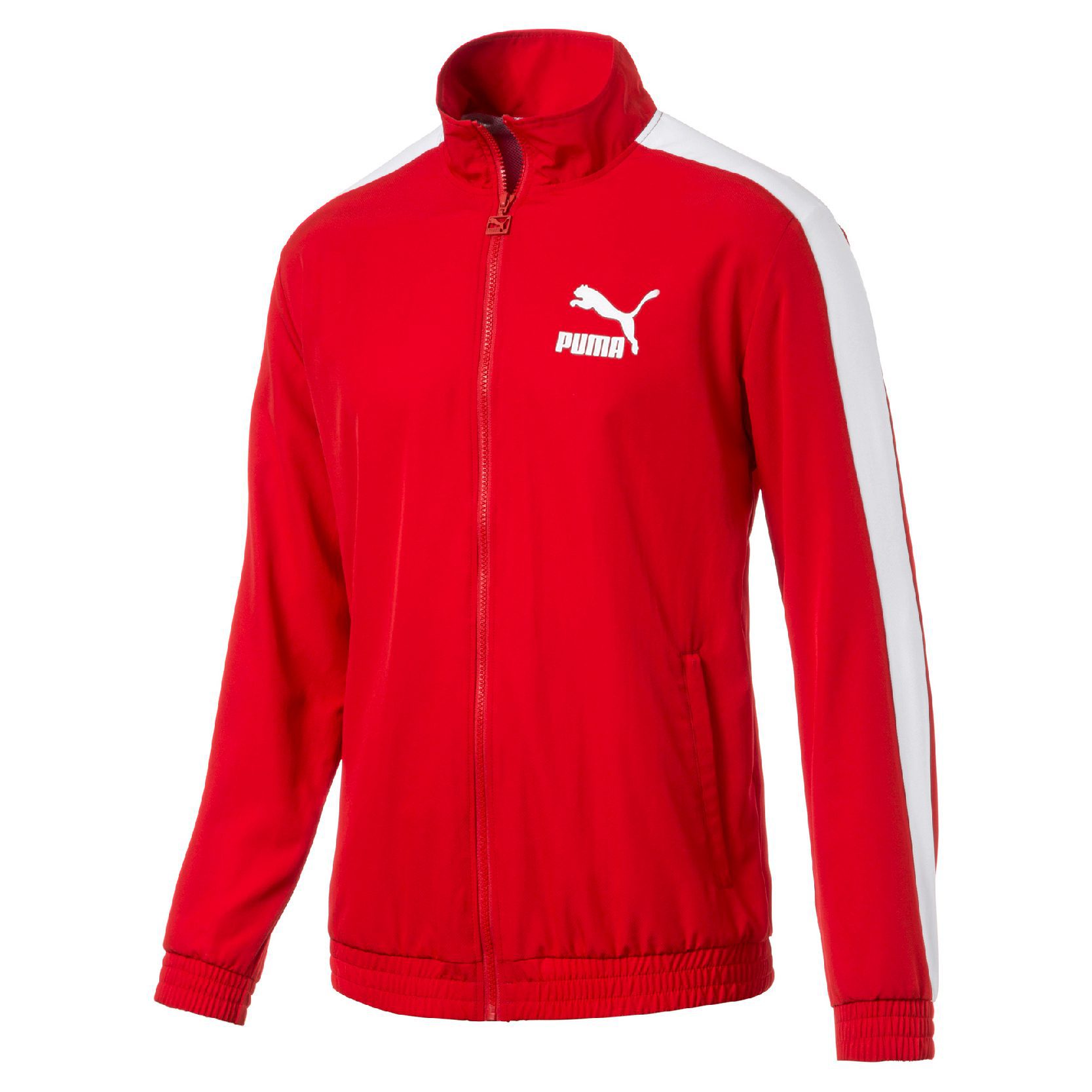 PUMA Men's Iconic T7 Red Track Jacket Woven 57797711 - WOOKI.COM