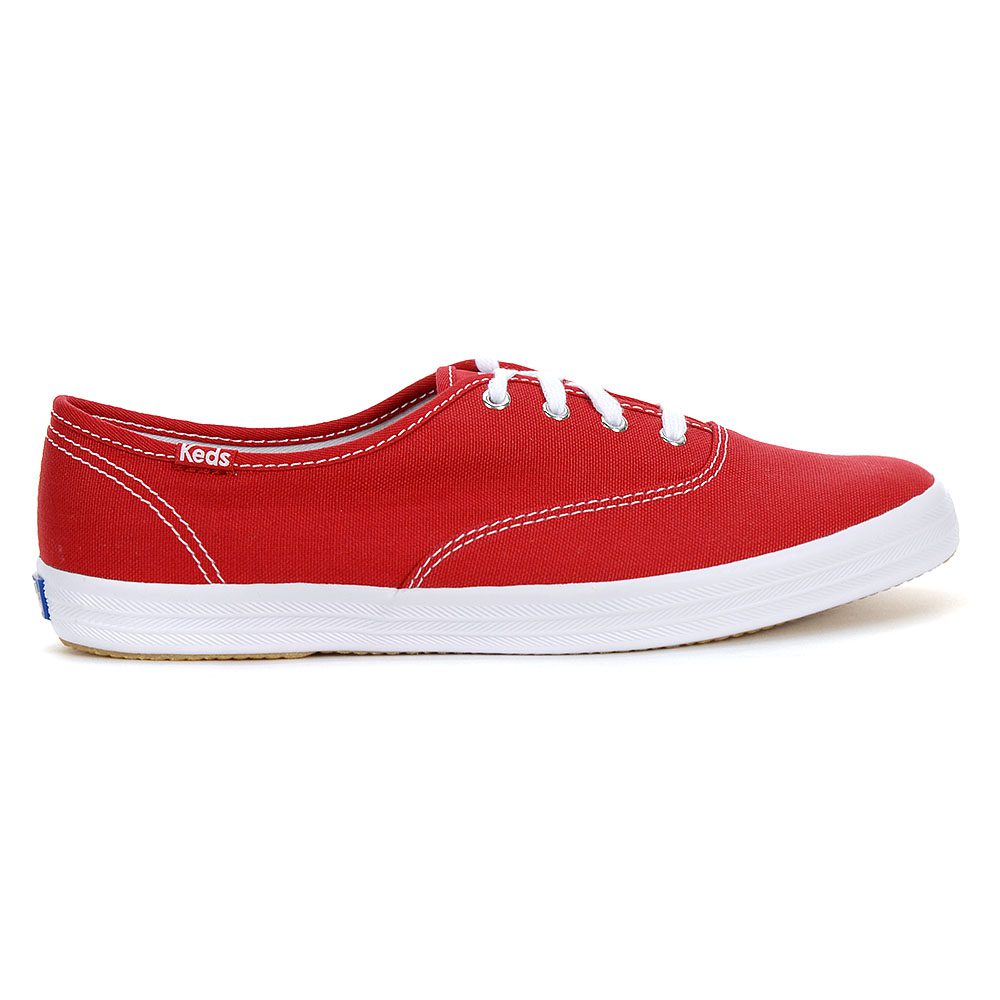 Keds Women's Champion Red Canvas Shoes 