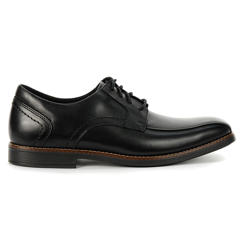 rockport men's dress shoes black