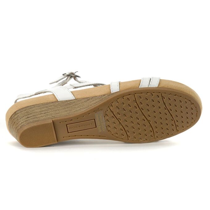 Rockport Cobb Hill Women's Hollywood Hannah White Wedge CCK02WT - Image 4