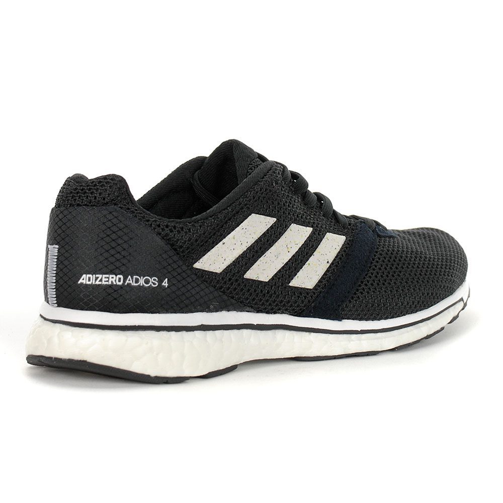 Adidas Men&#39;s Adizero Adios 4 Core Black/White/Black Running Shoes B37312 - WOOKI.COM