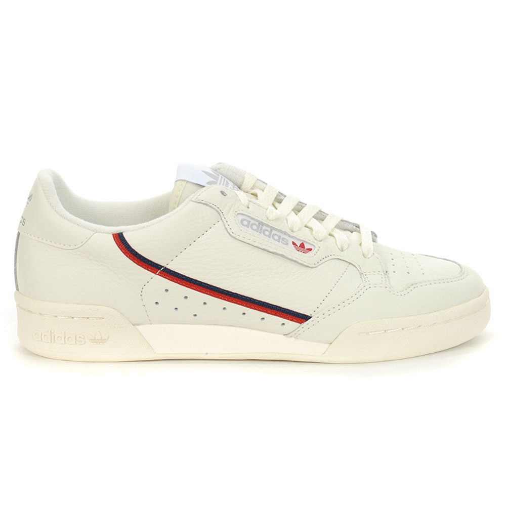 Adidas Men's Continental 80 White Tint/Off White/Scarlet Sneakers ...