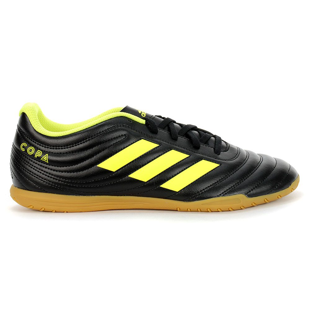 yellow adidas indoor soccer shoes