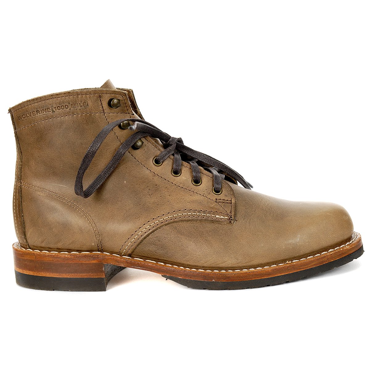 wolverine evans 1000 mile boot stone