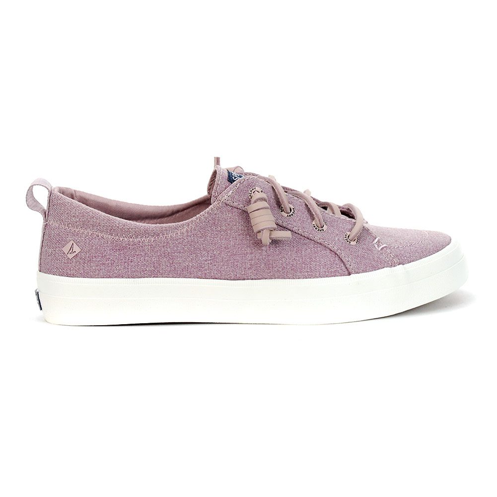 Sperry Top-Sider Women's Crest Vibe Sparkle Chambray/Lilac Sneaker ...