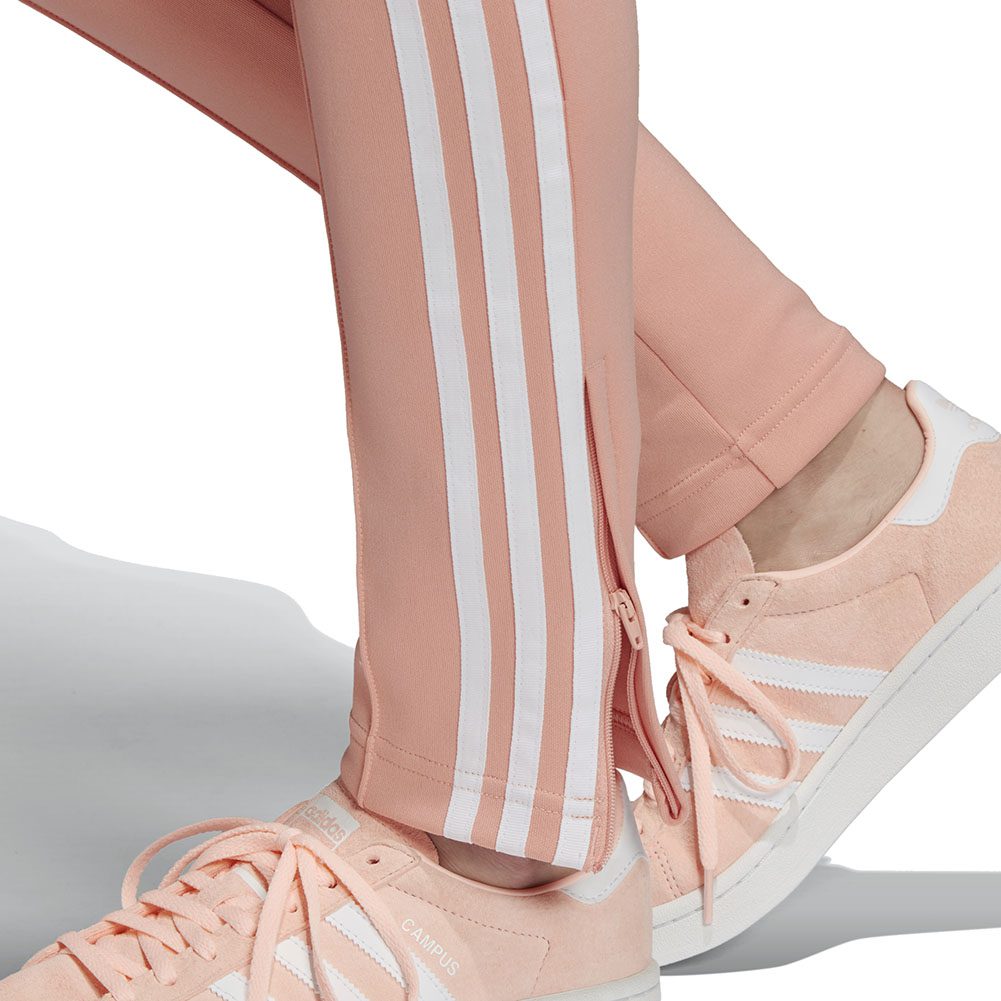 dust pink adidas track pants