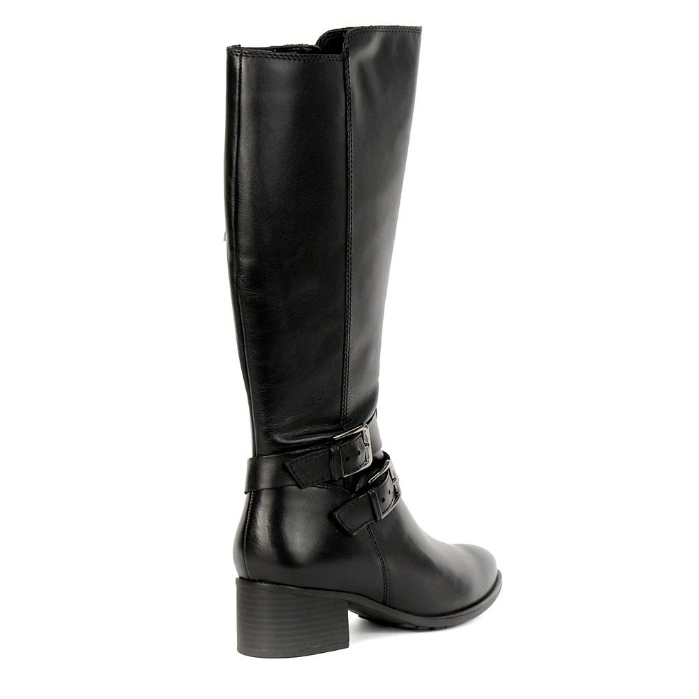 Naturalizer Women's Dale Waterproof Black Leather Boots EC0208450 ...