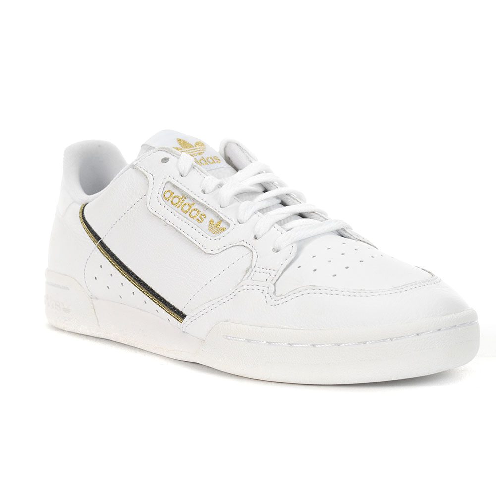 adidas continental 80 white gold