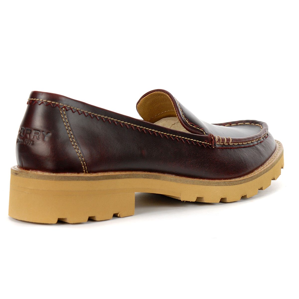 Women's authentic original leather lug loafer Clearance