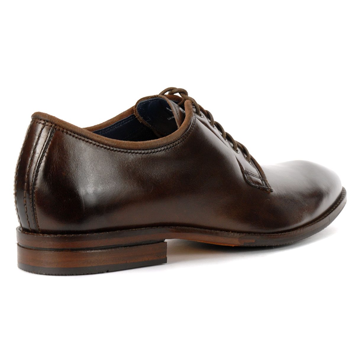 Cole Haan Men's Warner Grand Postman Oxford Chestnut Leather Shoes ...