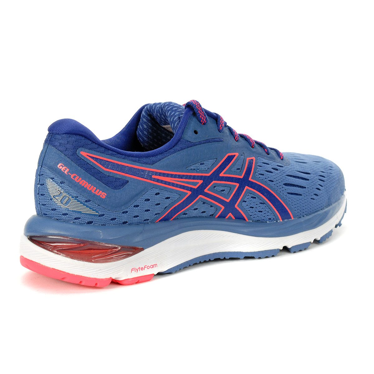 ASICS Women's Gel-Cumulus 20 Azure/Blue Print Running Shoes 1012A008 ...