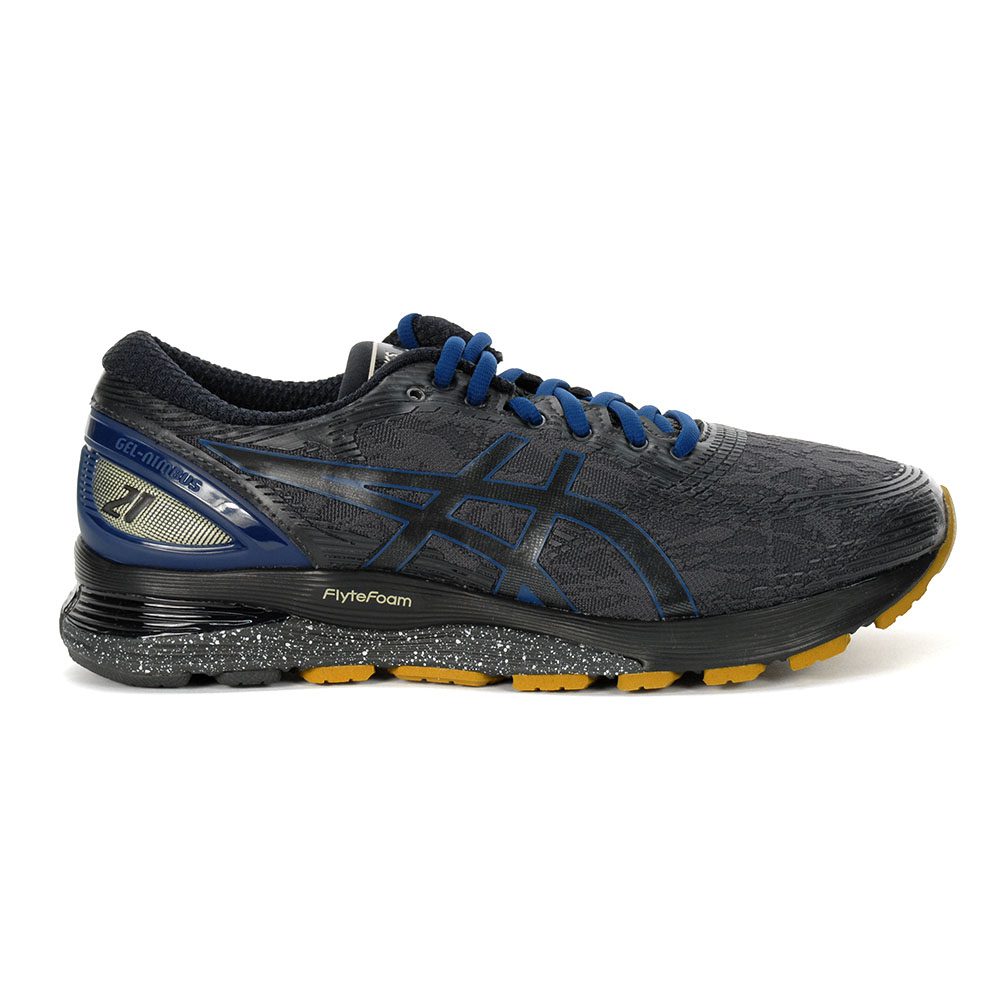 ASICS Men's Gel-Nimbus 21 Winterized Graphite/Black Running Shoes 1011A633.020 - WOOKI.COM