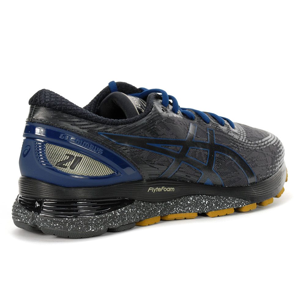 ASICS Men's Gel-Nimbus 21 Winterized Graphite/Black Running Shoes 1011A633.020 - WOOKI.COM