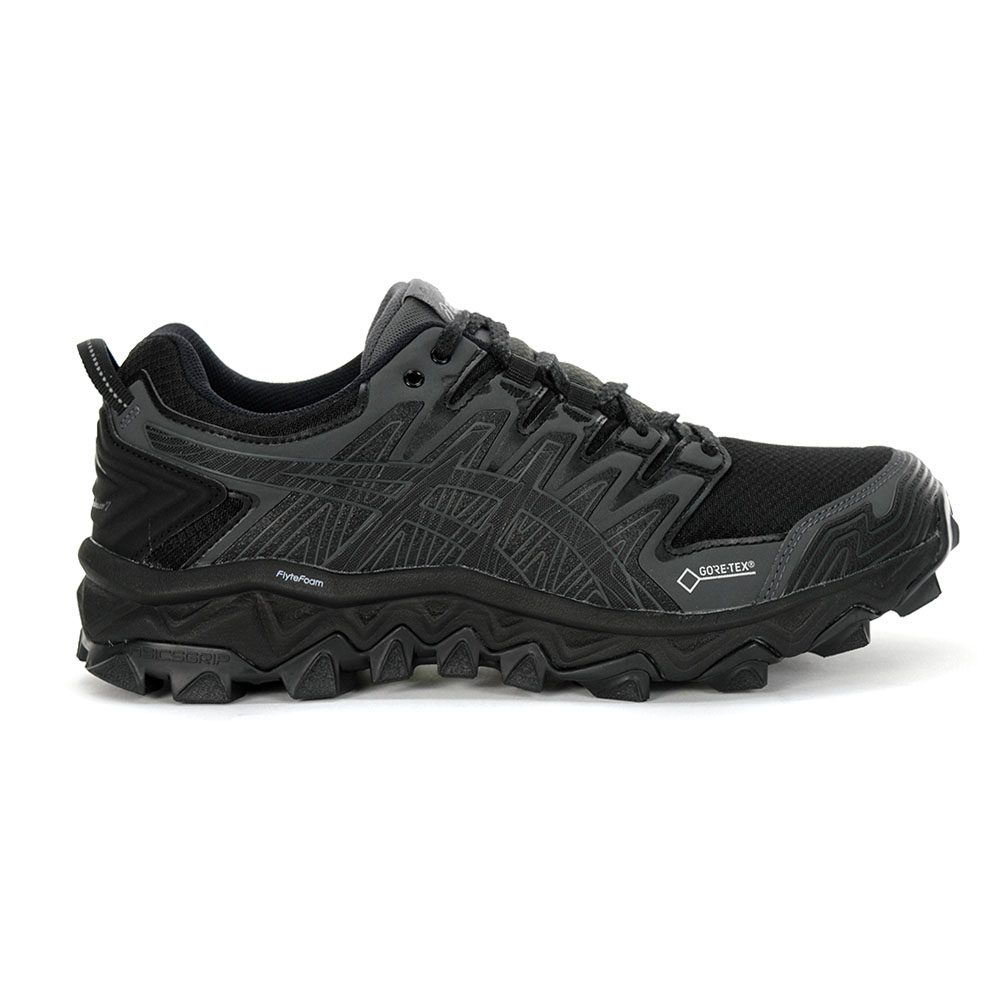 ASICS Women's Fujitrabuco 7 G-TX BLack/Dark Grey Running Shoes 1012A190.001 NEW