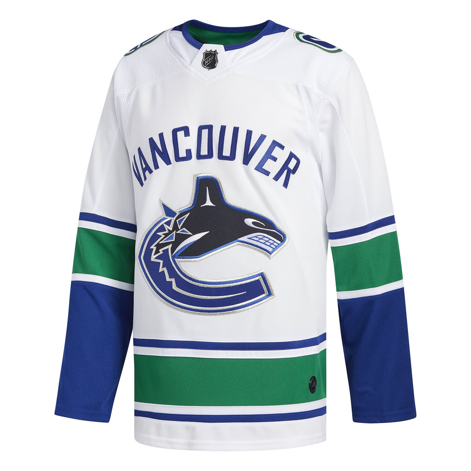 Adidas Men's Vancouver Canucks Away Authentic Pro White Hockey Jersey