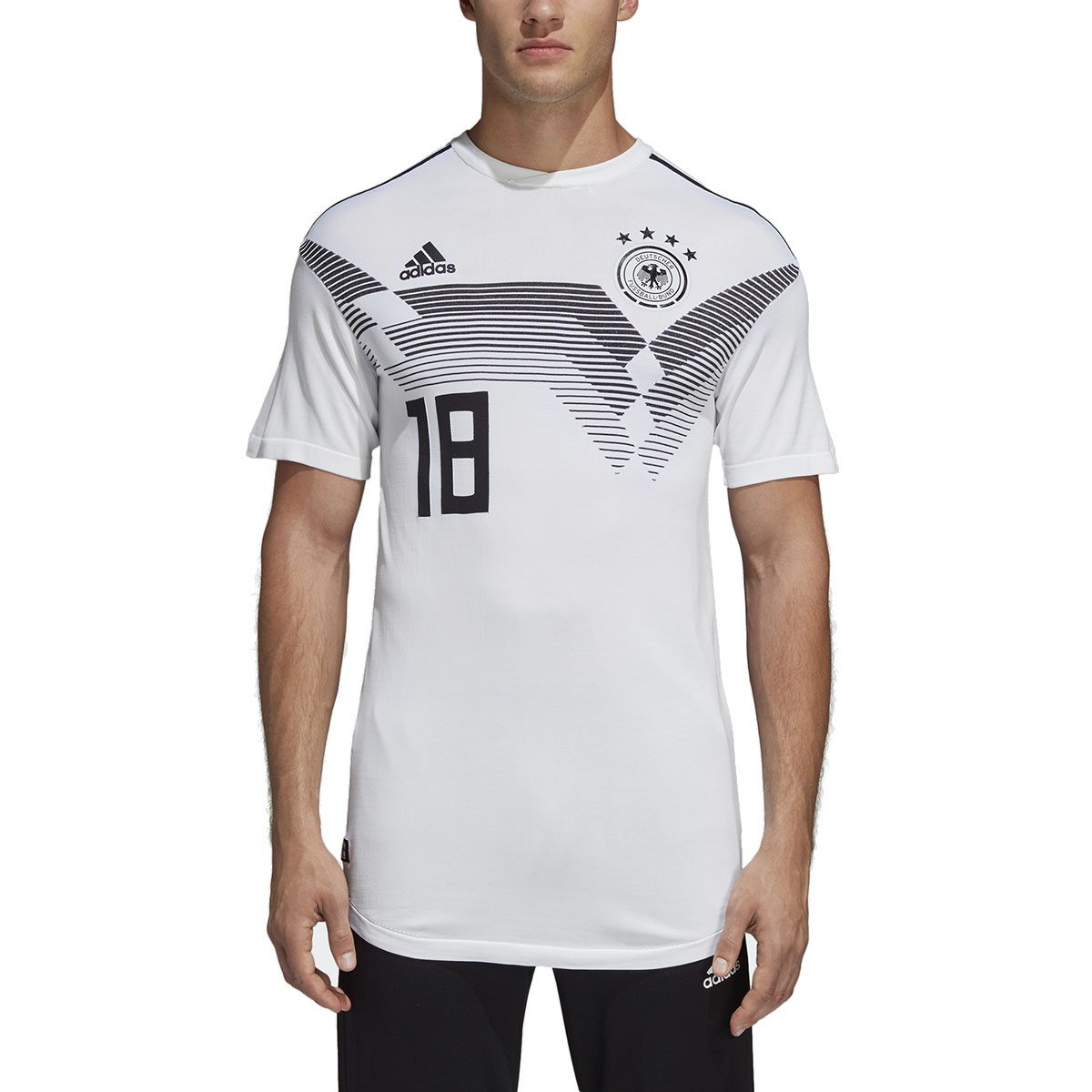 white soccer shirt