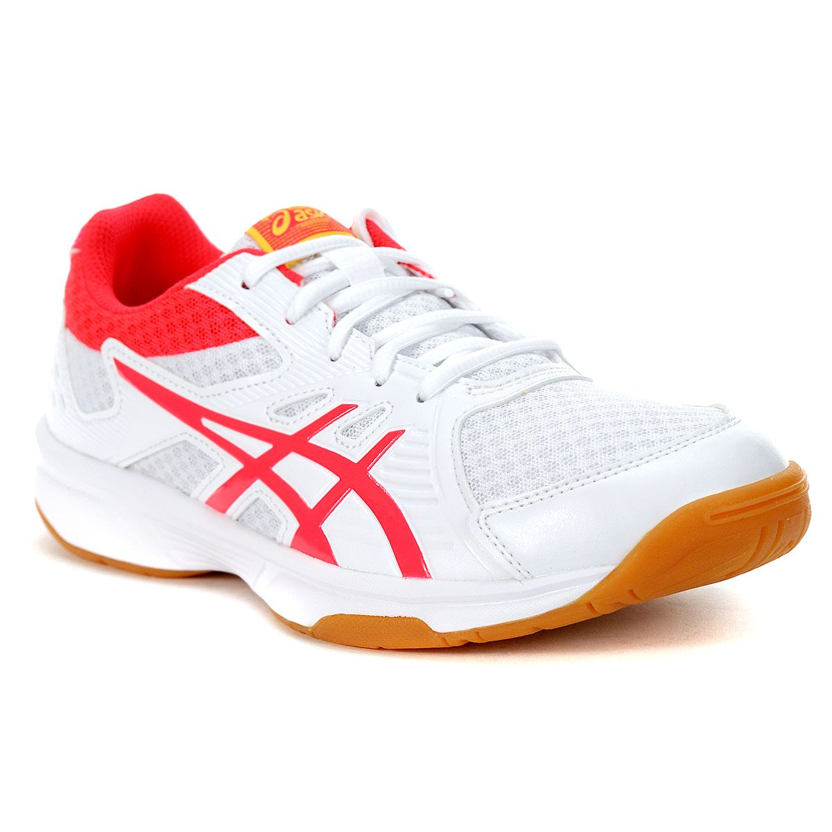 ASICS Women's Upcourt 3 White/Laser Pink Volleyball Shoes
