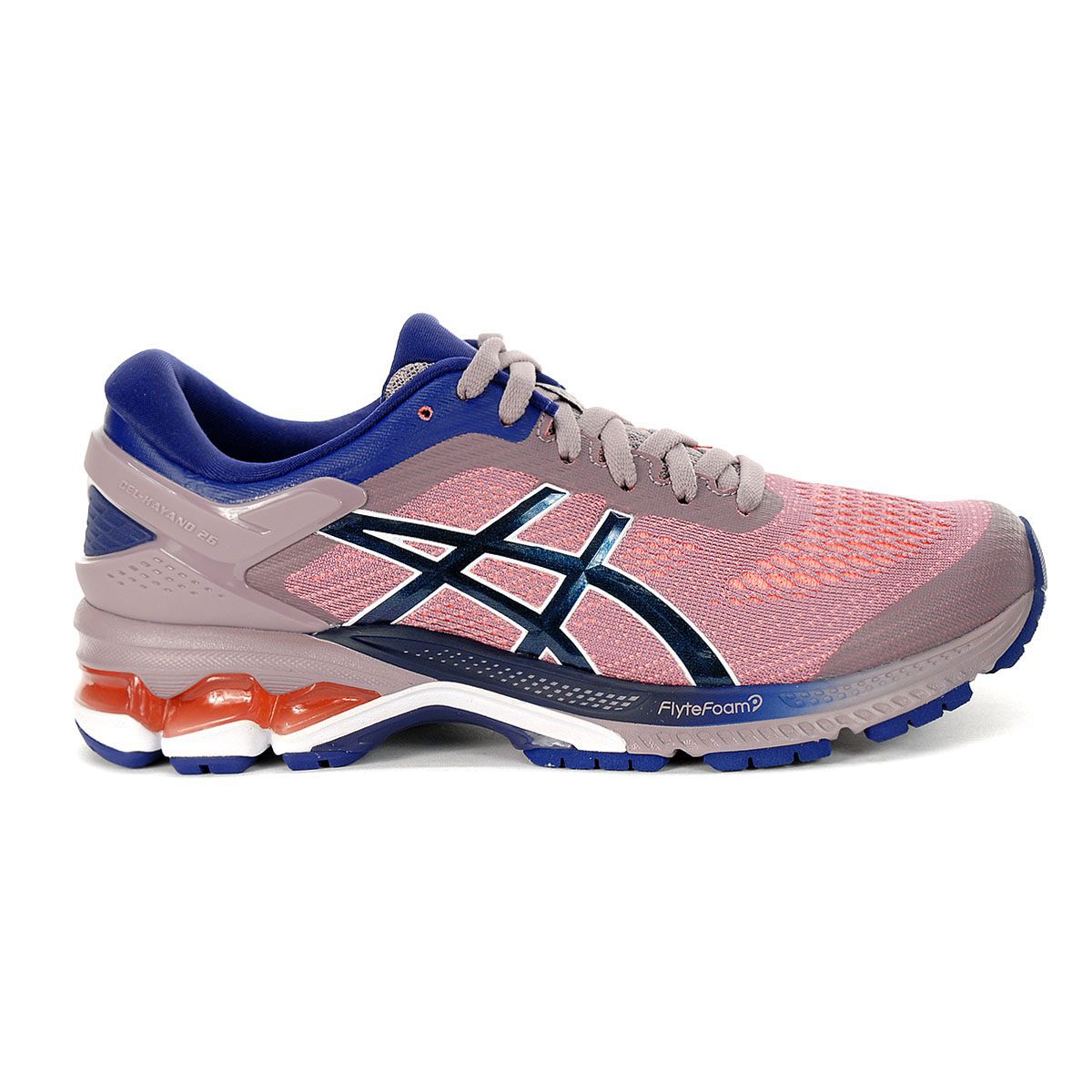 ASICS Women's Kayano 26 Violet Blush/Dive Blue Running Shoes 1012A457.500 NEW