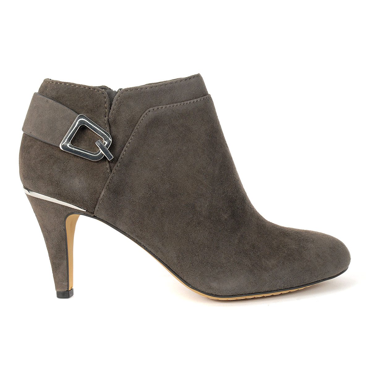 Vince Camuto Women's Vernaya Dark Slate/True Suede Short Boots - WOOKI.COM