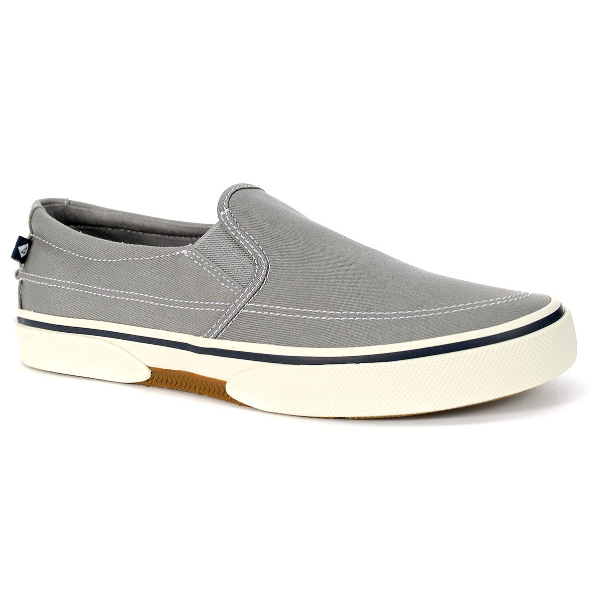 Sperry Top-Sider Men's Halyard Grey Slip-On Shoes STS22099 - WOOKI.COM