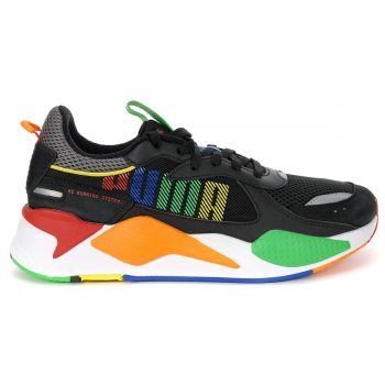 puma black orange pop