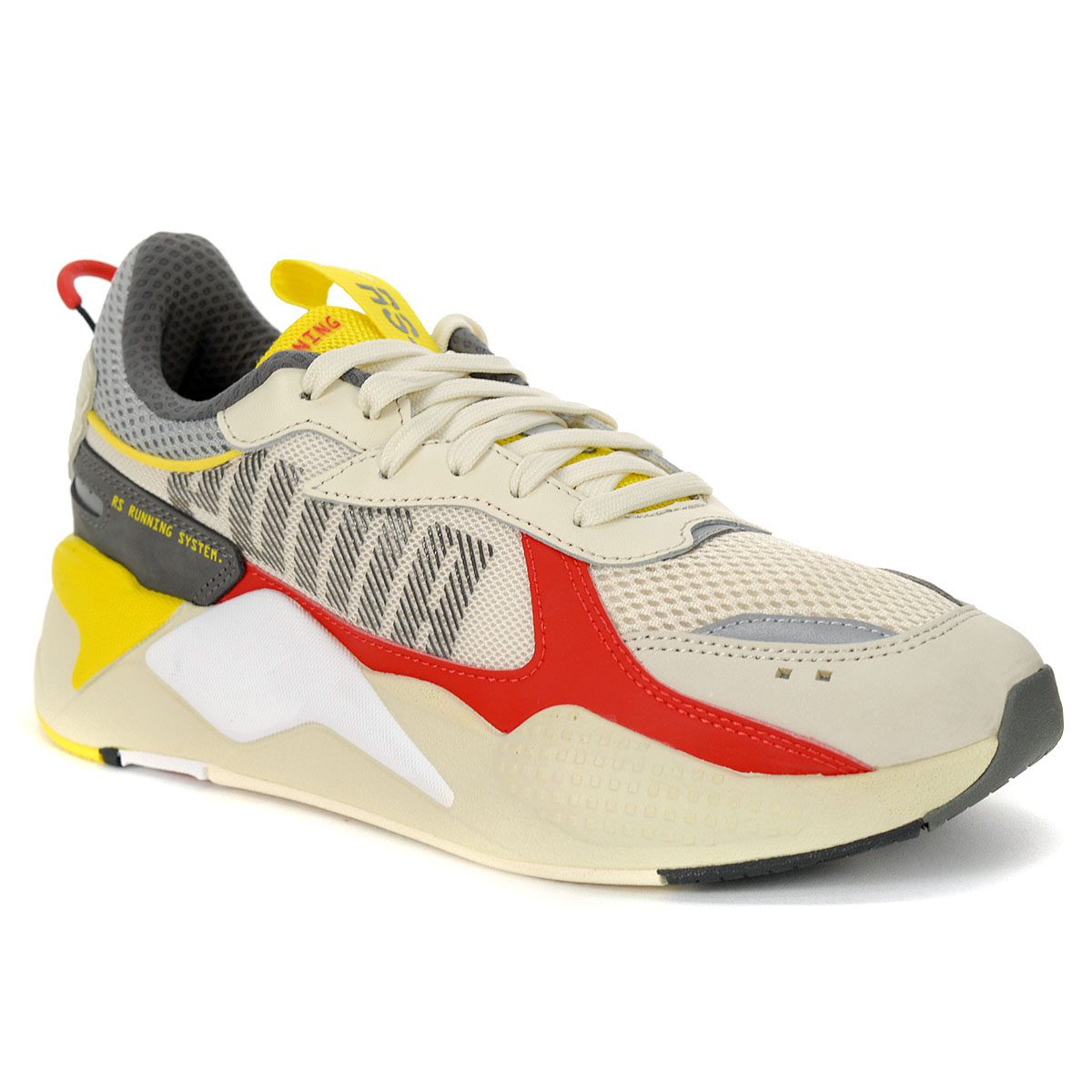 Puma Men's RS-X Bold Whisper White/High Risk Red Sneakers 37271503 ...