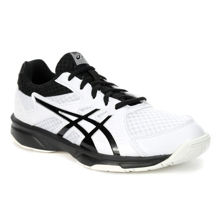 ASICS Kid's Upcourt 3 GS White/Black Volleyball Shoes 1074A005.102