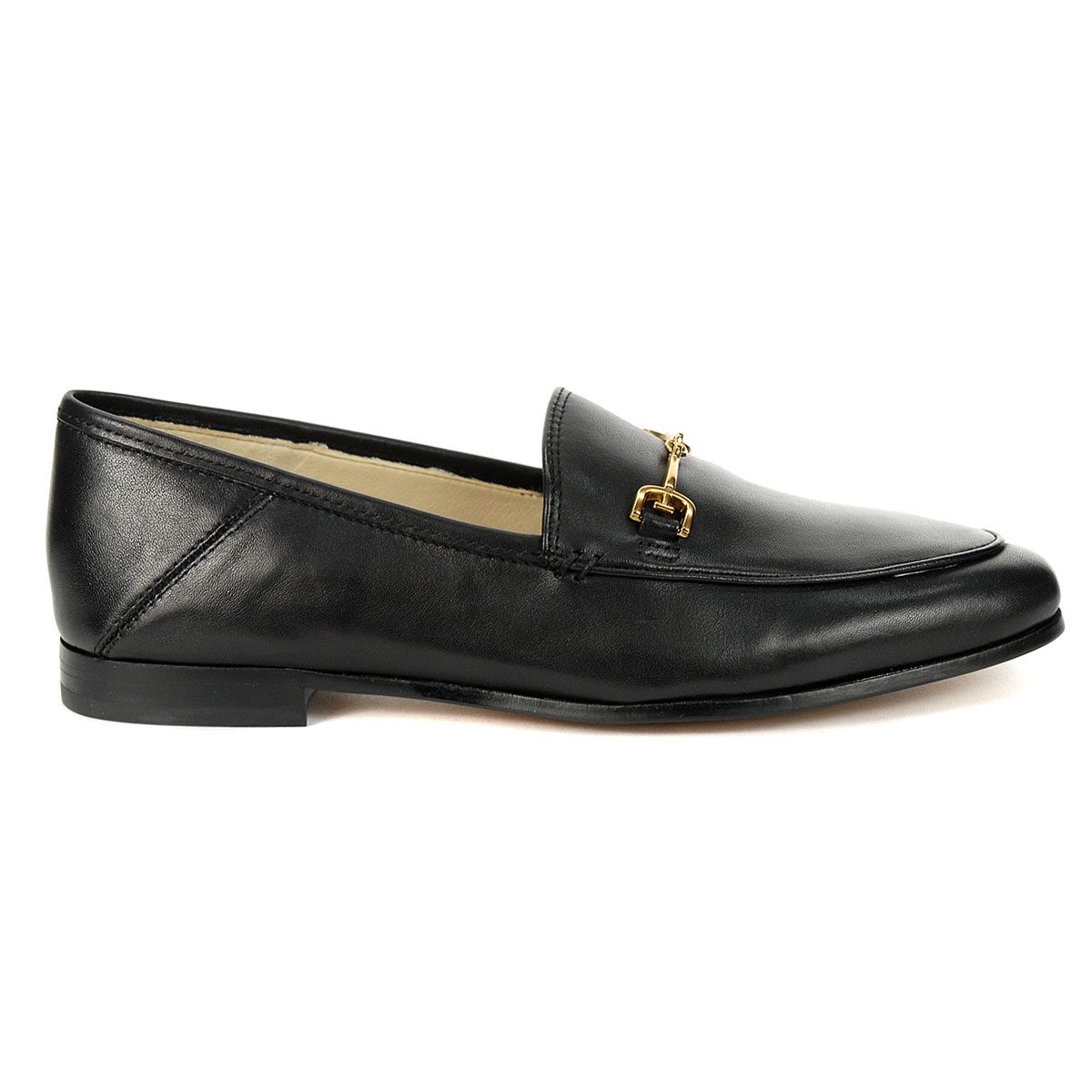 Sam Edelman Loraine Black/New Modena Calf Leather Loafers E851917015 ...