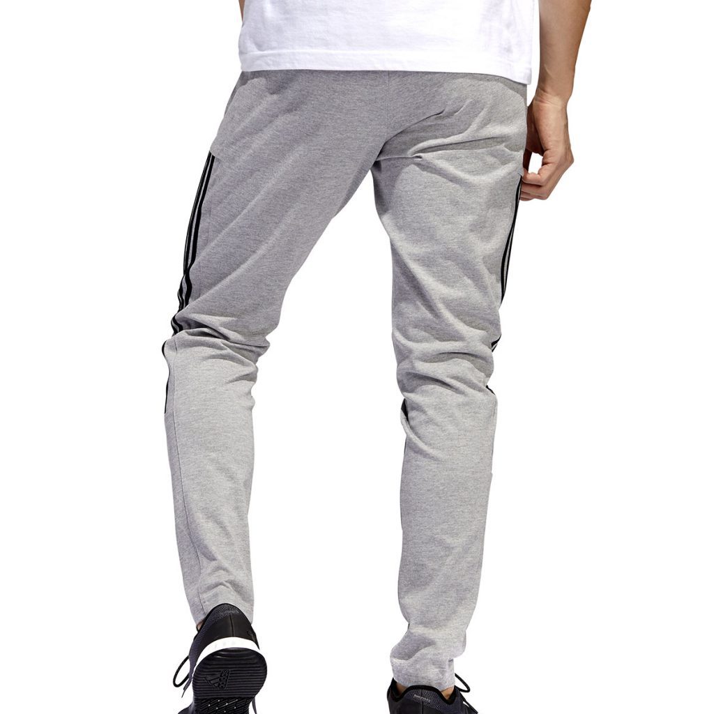 Adidas Men's Athletics Pants Medium Grey/White Training Pants FJ0709 ...