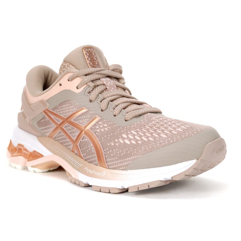 fawn rose gold asics