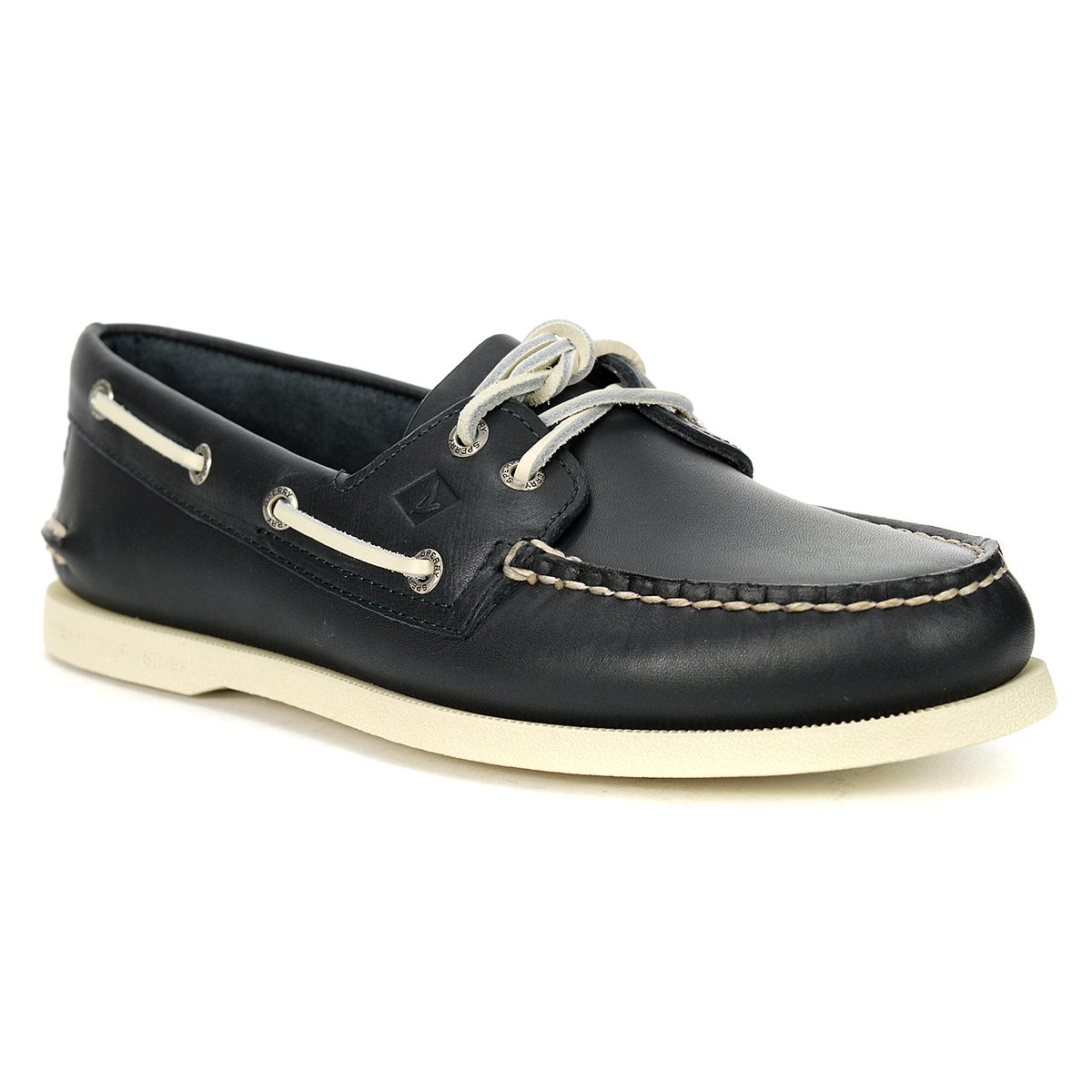 Sperry Top-Sider Men's Authentic Original Leather Boat Shoe Navy ...