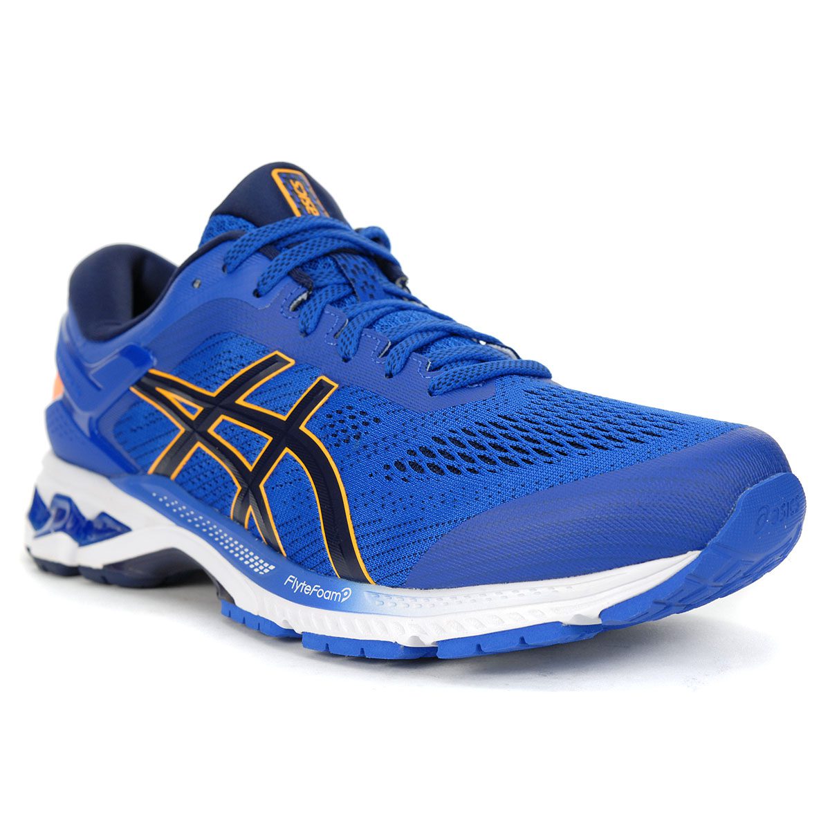 ASICS Men's Gel-Kayano 26 Tuna Blue/White Sportstyle Shoes 1011A541.402 ...