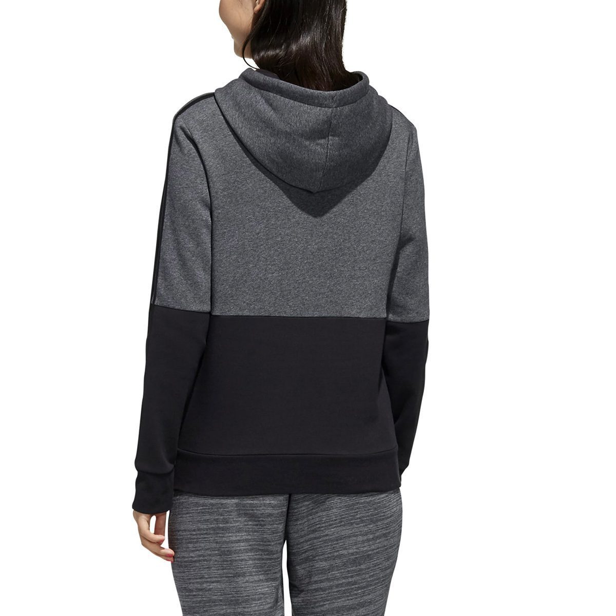 women's adidas colorblock hooded sweatshirt