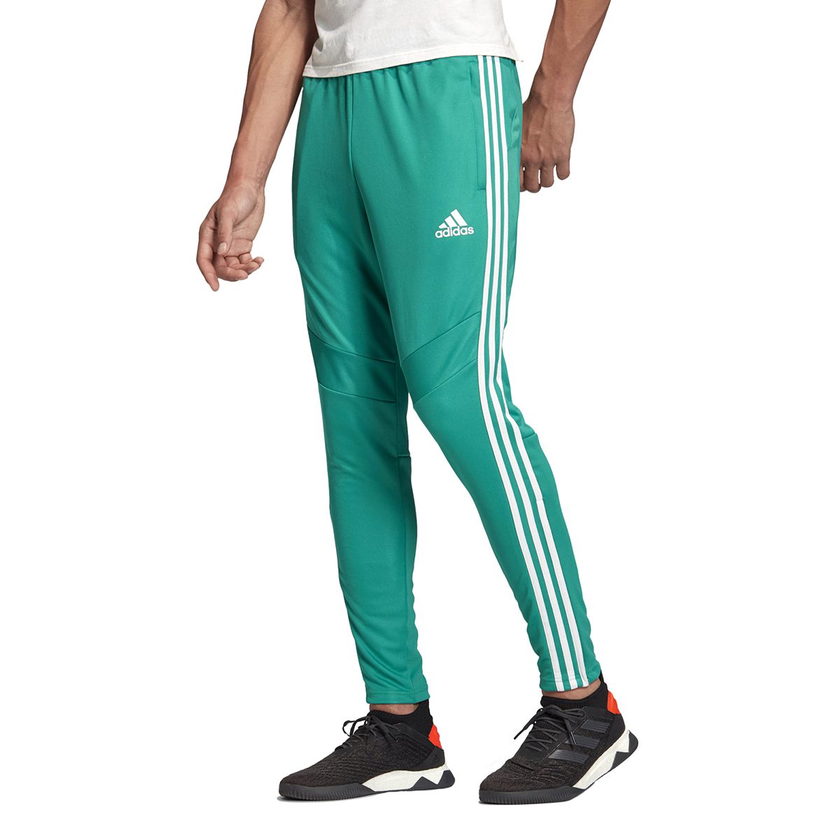 Adidas Men's Tiro 19 Glory Green/White Training Pants FT8432 - WOOKI.COM