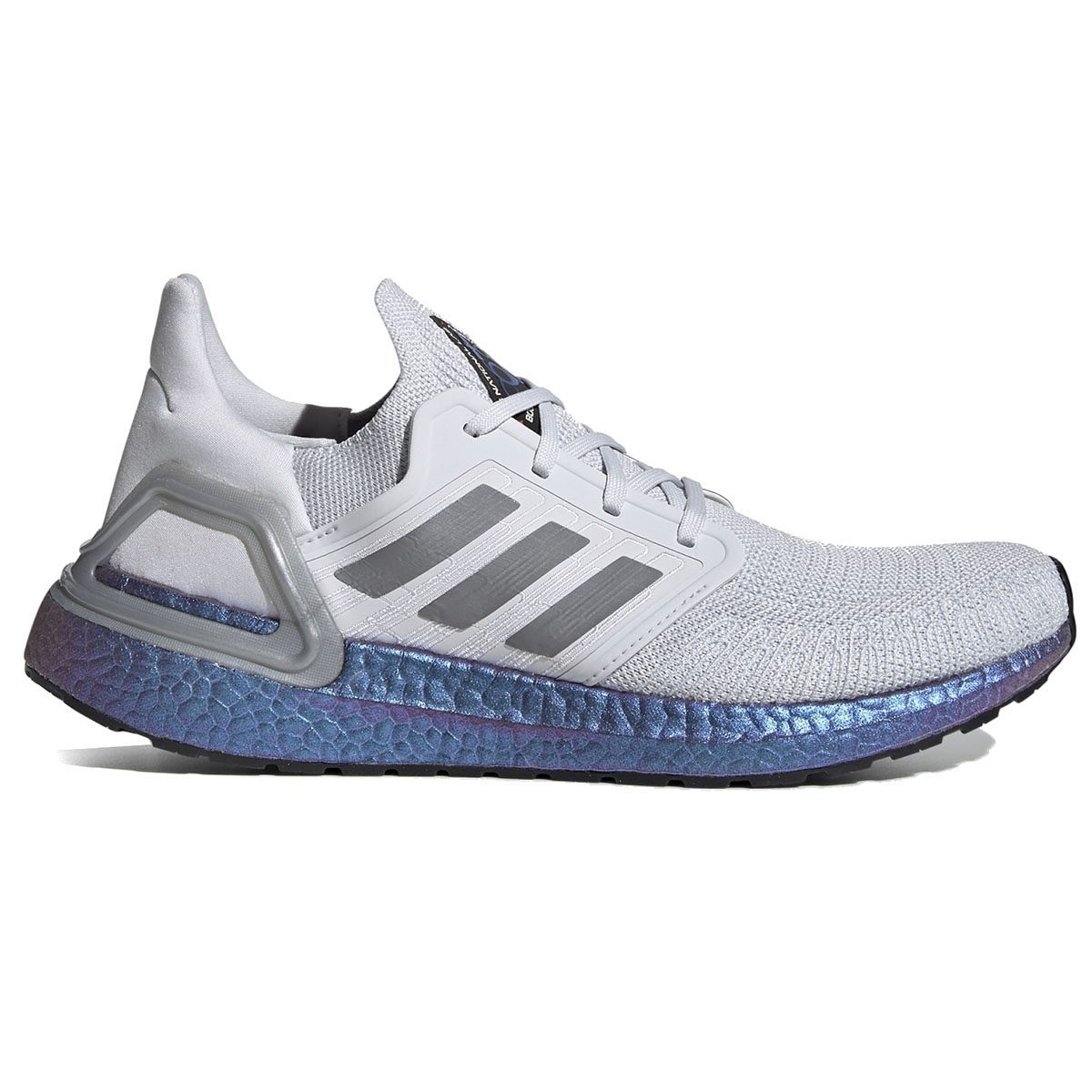 Adidas Men's Ultraboost 20 Dash Grey/Boost Violet Metallic Running ...