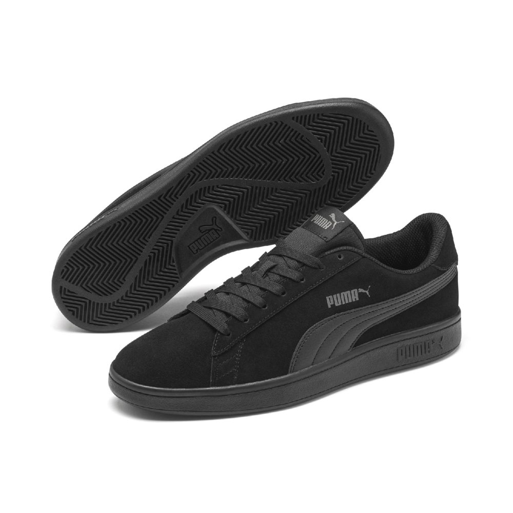 puma black on black shoes